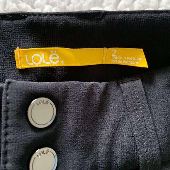 Lolë Black pants for women size 2 - Picture 3 of 4